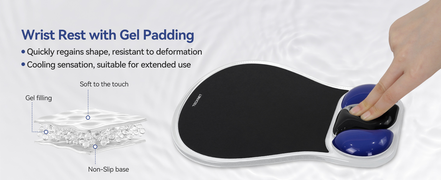 mouse pad with wrist rest