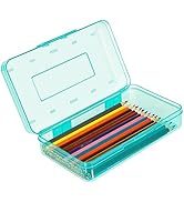 DANRONG Pencil Box, Large Capacity Pencil Case, Plastic Pencil Boxs for Kids Girls Boys Adults, H...