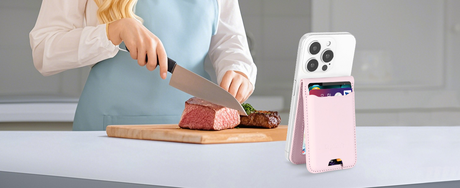 phone wallet stick on