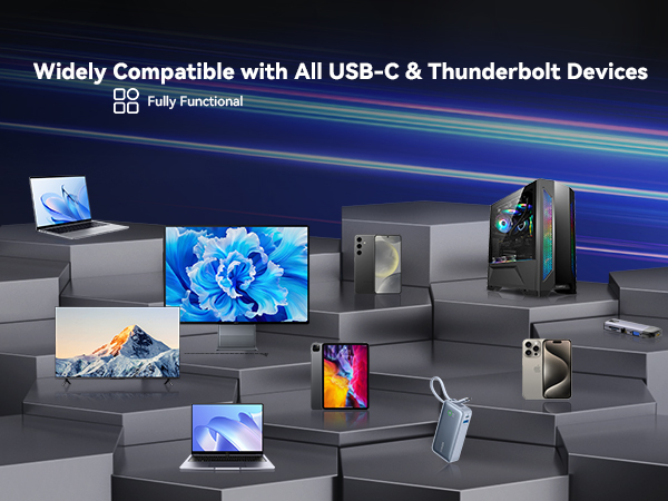 USB4 USB 4 3 Thunderbolt 4 Cable High Speed Data Transfer 40Gbps 8K 4K 60Hz Monitor Video Displaly
