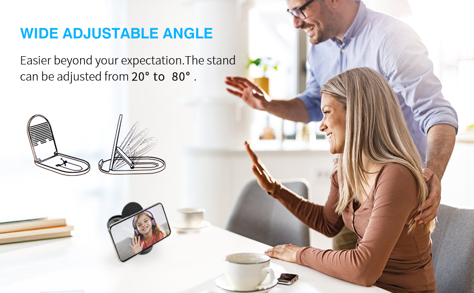 adjustable cell phone stand for desk