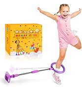 Chridark Ankle Skip Ball for Kids - Foldable Flash Wheel Skip Ball, Outside Game Toys for Kids &amp; ...