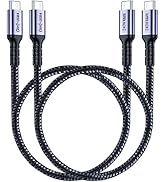 SUMPK 1.5FT USB 4 Cable 2 Packs 40Gbps USB 4 Cable with 240W Fast Charging and 8K Video Display C...
