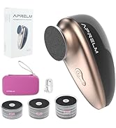 AprElm-E5 Rechargeable Electric Foot Callus Remover with 3-Sizes 120Pcs Sandpapers, Professional ...