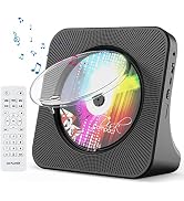 Gueray Portable CD Player, Bluetooth CD Kpop Player for Desktop with HiFi Sound Speaker, FM Radio...