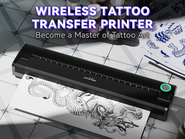 Wireless Tattoo Transfer Printer
