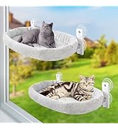 Sunhoo 2PCS Cat Window Perch Hammock Cordless Kitty Sunny Bed Seat Window Sill Shelf for Inside C...