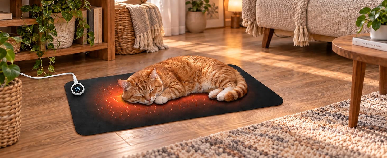 heated mouse pad