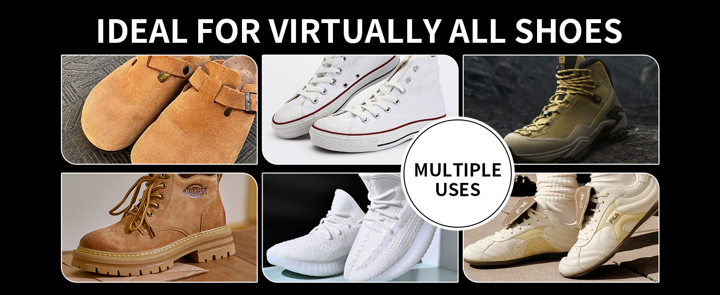 IDEAL FOR VIRTUALLY ALL SHOES