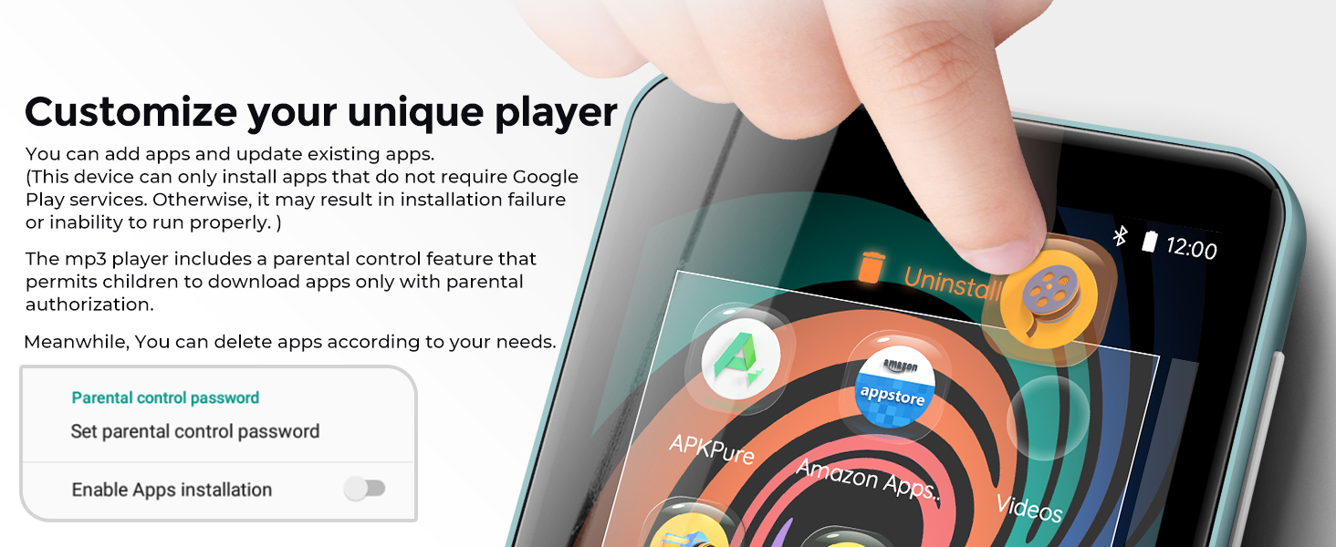 music player for kids ages 5-9