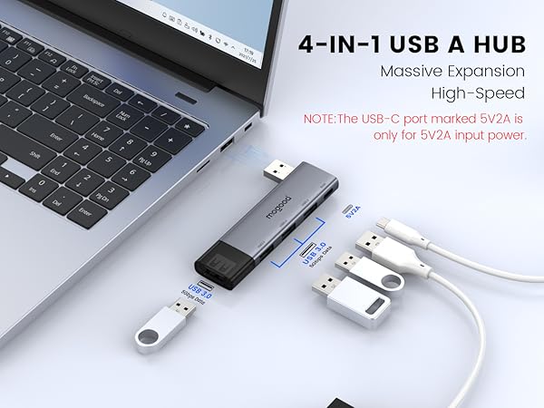 usb multiple port adapter