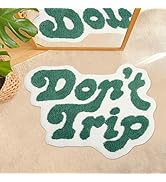 Shovagy Don't Trip Bedroom Rug Funny Cool Bathroom Rugs Cute Aesthetic Bath Mat Funky Washable Ba...