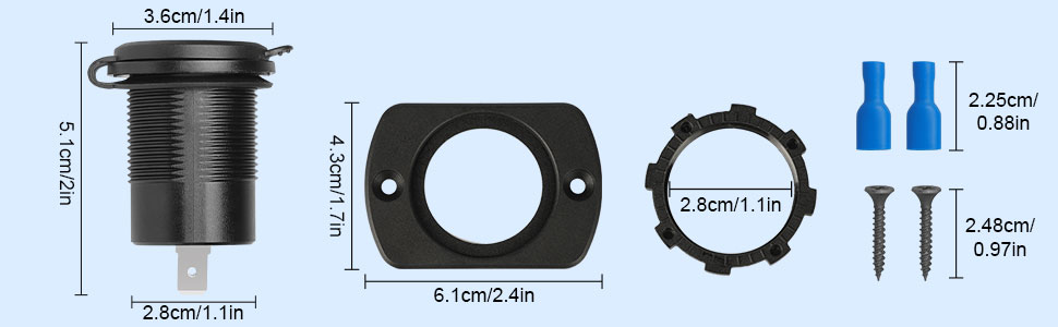marine usb outlet waterproof