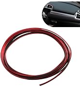 Diamall Electroplated Car Interior Trim Strip, 32.8ft Flexible DIY Dashboard &amp; Door Molding Inser...