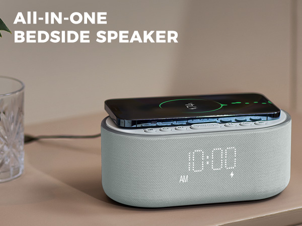 alarm clock with wireless charging
