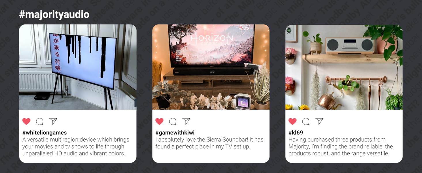 User generated content displaying use of Majority DVD Player with screen during presentation