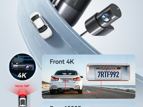 dash cam front and rear