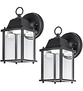 LIT-PaTH Outdoor LED Wall Lantern, Wall Sconce as Porch Lighting Fixture, 5000K Daylight White, 9...