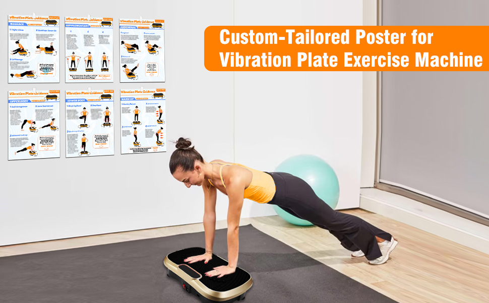 Custom-Tailored Poster for Vibration Plate Exercise Machine