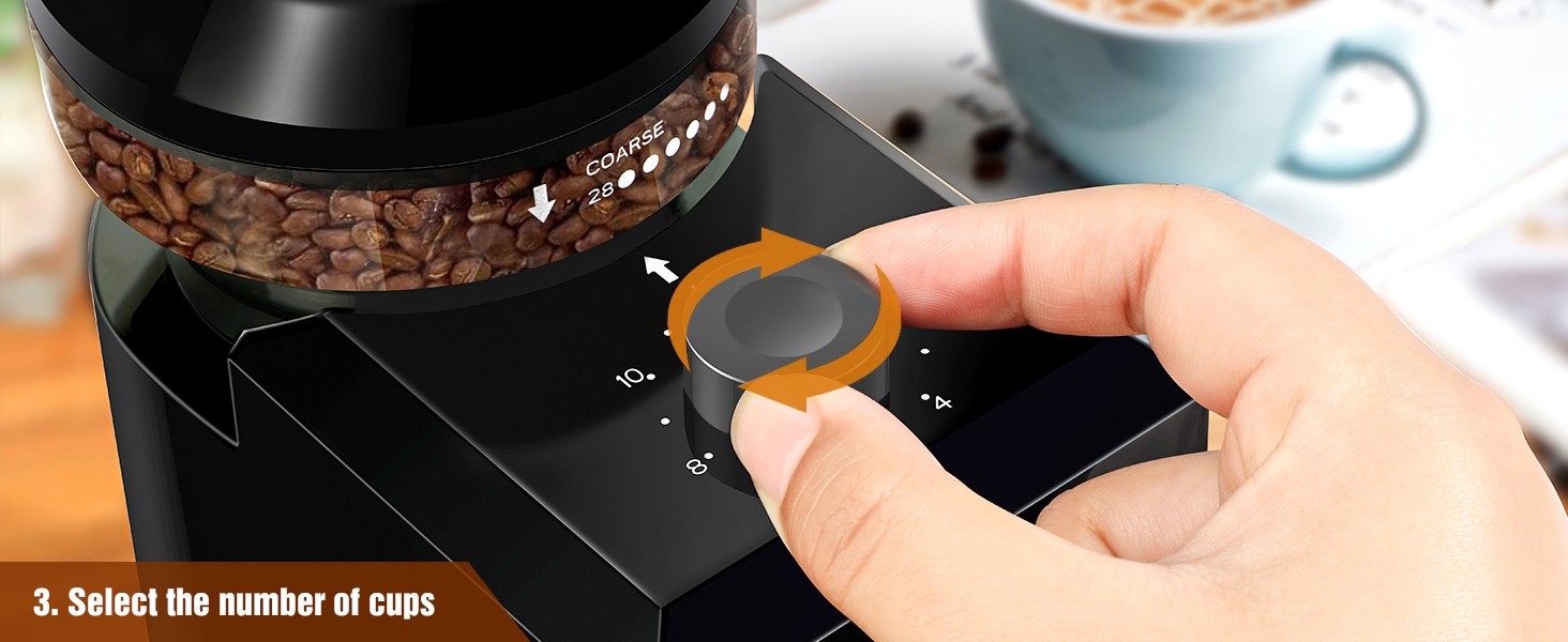 burr coffee grinder electric