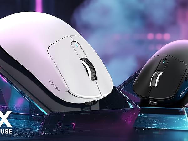 Wireless Gaming Mouse SUPERLIGHT, 42000 DPI Adjustable, 49g Ultralight Mice