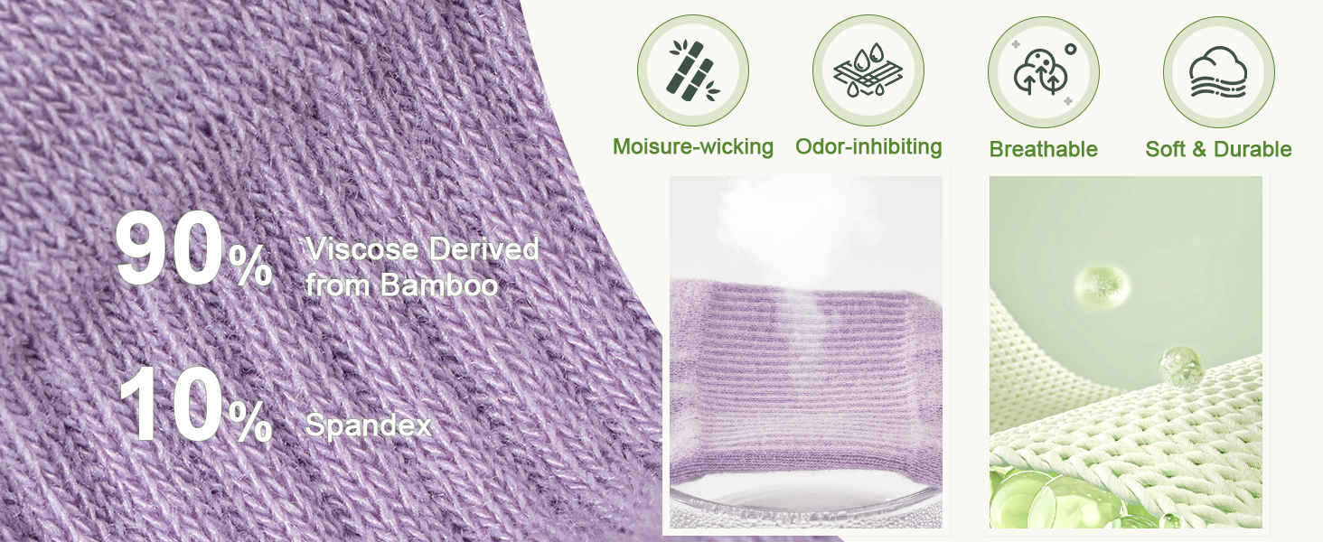 90% Viscose Derived from Bamboo 10% Spanter