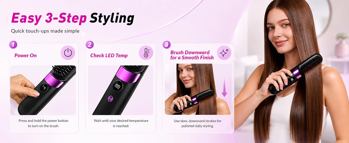 portable hair straightener