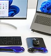Kensington Duo Gel Mouse & Keyboard Wrist Rest Bundle Set, Ergonomic Keyboard and Mouse Pad With ...