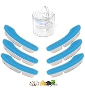 Cat Water Fountain Filter Replacement Upgrade Cat Fountain Filter Arc-Shaped Safe Washable Animal...