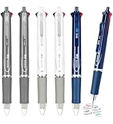 M&amp;G Multicolor Ballpoint Pens, 4-In-1 Colored Retractable Ball Point Pens Fine Point 0.7mm, Assor...
