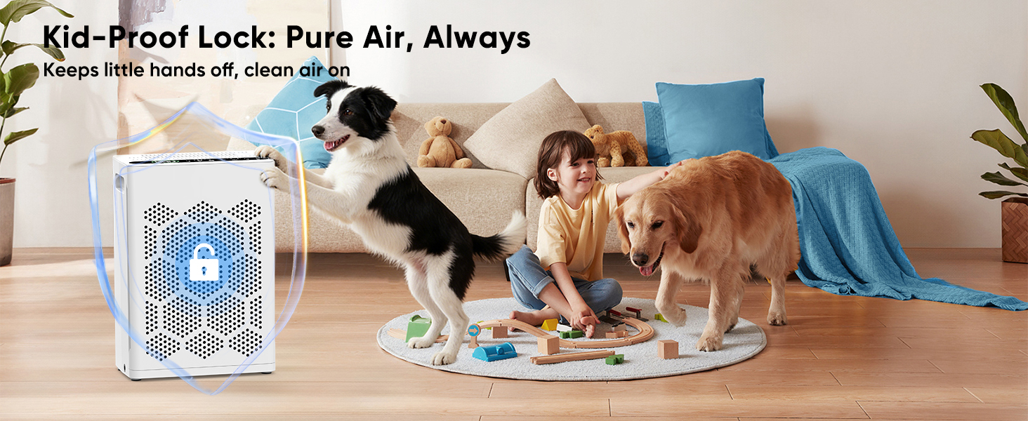 air purifier with child lock