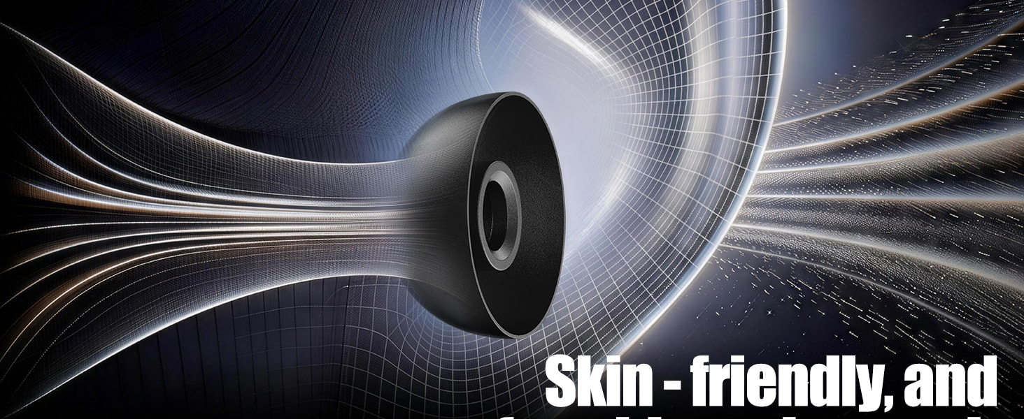 Soft silicone ear tips replacement for Beats Studio Buds+ and Buds, black.