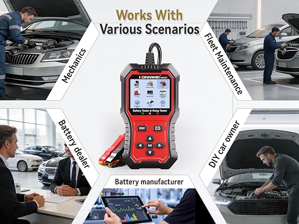 Battery Tester &amp; Relay Tester 2 IN 1