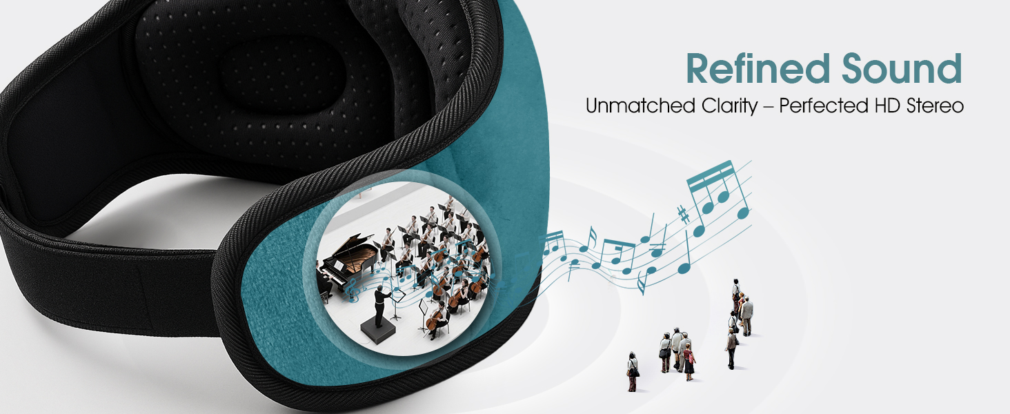 Sleep Headphones Mask Bluetooth 3D Music Eye