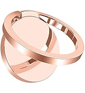 Ultra Slim Phone Ring Holder, Tomorotec Thin Cell Phone Ring Stand for Magnetic Car Mount with Bl...