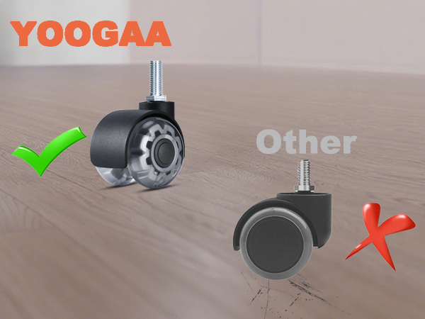 YOOGAA Office Chair Caster Protect floor