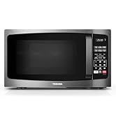 TOSHIBA ML-EM09PA(BS) Small Microwave Oven with 6 Auto Menus, Mute Function & Child Lock, LED Lig...