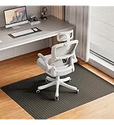 Delamu Office Chair Mat for Hardwood Floor, 36"×48" Floor Protector for Under Desk Computer Rolli...