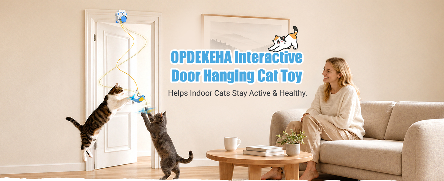 Interactive Cat Toy for Indoor Cats