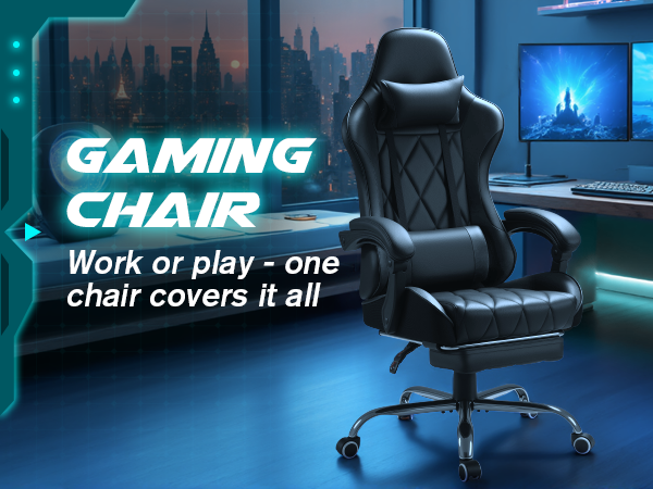 Homall Black Gaming Chair