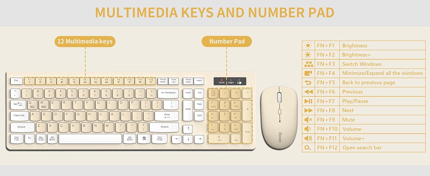 wireless keyboard and mouse 6