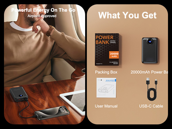 USB 5V 20000MAH heated vested battery pack for men women heated camping chairs heated pants