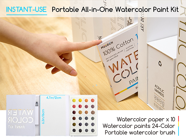 watercolor paint set