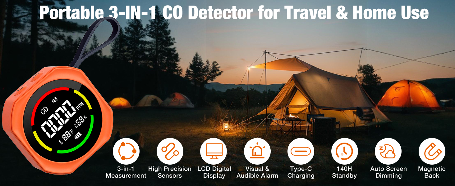 Portable Carbon Monoxide Detectors