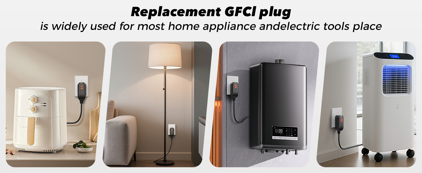 gfci replacement plug