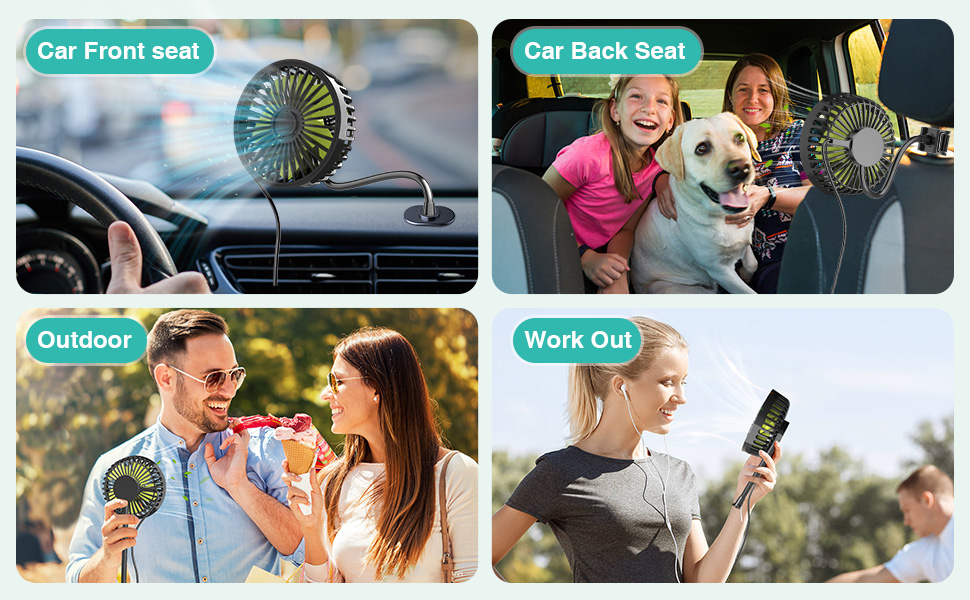 car fans that blow cold air