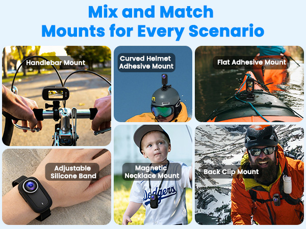 Mount Your Way Action Camera