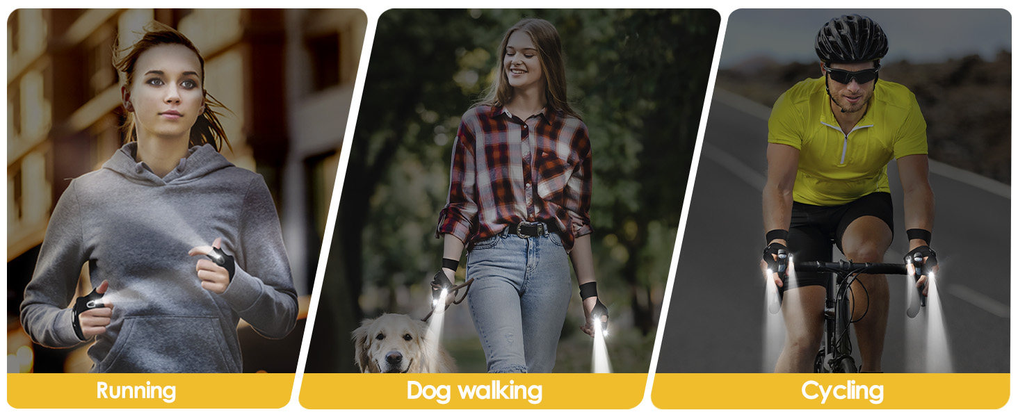 LED Flashlight Gloves