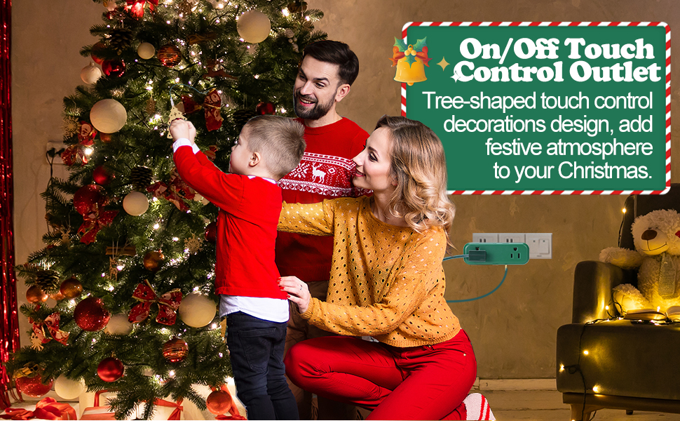 Christmas light string switch