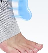 JAPSERUNA Ankle Brace for Women Men with Gel Pad 3D Knit-Ankle Compression Sleeve and Adjustable ...